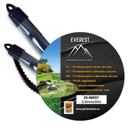 ŻYŁKA TNĄCA SAW LINE 3,0mm 50szt. 30cm EVEREST