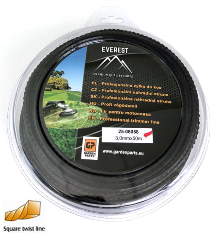 ŻYŁKA TNĄCA SAW LINE 3,0mm 50m EVEREST